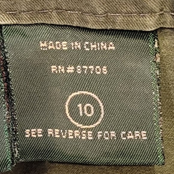 Stillwater Supply Co. Army Green Flat Front Hiking Shorts 7" Inseam Size 10 - Picture 5 of 9